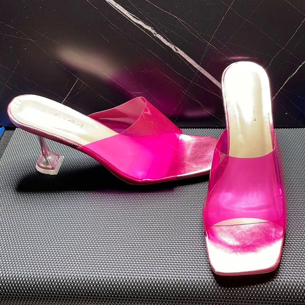 Womens Mudd Skirt Heel Stiletto slip on heels-pink